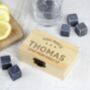 Personalised Boxed Whiskey Cooling Stones, thumbnail 5 of 5
