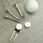 Golf Gift Set Silver Plated Gifts For Golfers, thumbnail 2 of 5