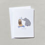 Safari Print Baby Muslin Gift Set With Card, thumbnail 6 of 10