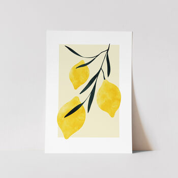 Lemon Art Print, 3 of 7