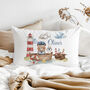 Kids Personalised Nautical Bear Pillowcase, thumbnail 2 of 2