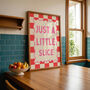 Just A Little Slice Kitchen Art Print, thumbnail 5 of 5