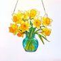 Daffodils Birth Flower Suncatchers March, thumbnail 4 of 4