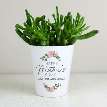Personalised Happy Mothers Day Plant Pot, 2 of 4