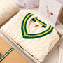 Green And Yellow Stripe Cream Baby Cricket Jumper, thumbnail 3 of 8