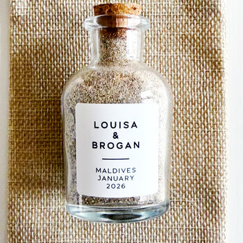 Holiday Sand Bottle With Personalised Label, 10 of 12