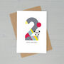Personalised 2nd Birthday Card, thumbnail 2 of 2