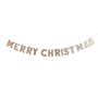 Gold Glitter Wooden Merry Christmas Banner, thumbnail 2 of 2