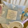 Personalised Baby Cushion, thumbnail 8 of 9