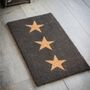 Charcoal Three Star Doormat, thumbnail 1 of 1