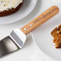 Personalised Wooden Cake Slice Server, thumbnail 2 of 3