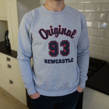 Personalised Original Year And Place Sweatshirt, 2 of 6