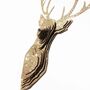 Sparkling Silver/Gold Framed Stag, thumbnail 4 of 4