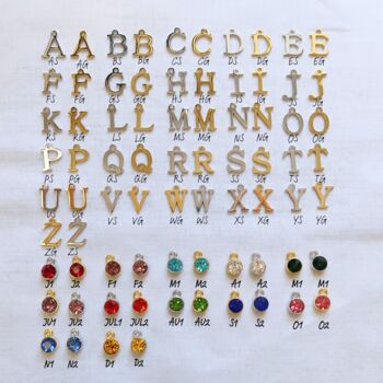 Pick Your Own Custom Gold Three Charm Necklace, 9 of 10