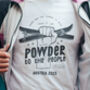 Personalised Powder To The People Ski T Shirt, thumbnail 2 of 3