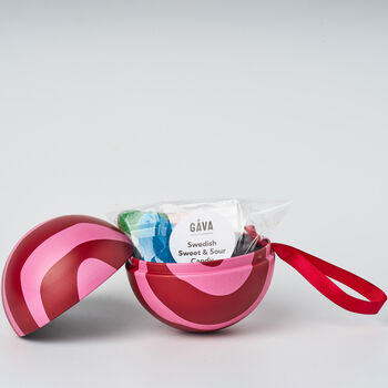 Bauble In Swedish Design Filled With Swedish Candy, 4 of 12