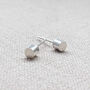 Sterling Silver Chunky Stud Earrings, thumbnail 1 of 5