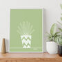 Green Plant Print, thumbnail 1 of 2