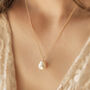 Organic Vegan Pearl Necklace, thumbnail 1 of 5