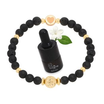 Valentine's Gift Onyx Ritual Hamper For Men – Luxury Crystal Candle, Aromatherapy Bracelet, Orange Blossom Crystal Soap, 4 of 10