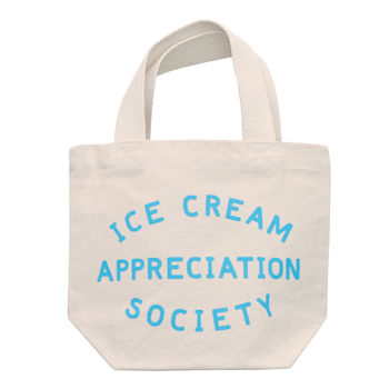 'Ice Cream Appreciation Society' Little Canvas Bag, 6 of 6