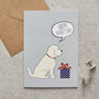 Apricot Cockapoo / Labradoodle Father’s Day Card – Dog Dad Card From The Dog, thumbnail 1 of 12