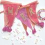 Pink 'Happy Birthday' Fabric Bunting, thumbnail 1 of 4