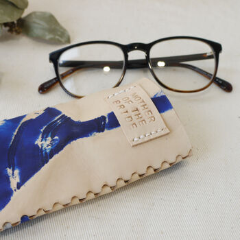 Personalised Leather Glasses Case, 3rd Anniversary Gift, 10 of 11