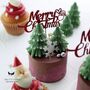 Personalised Gift Box Of Christmas Tree Cake Candle, thumbnail 2 of 4
