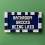 Lego Compatible Toilet Humour Door Sign, thumbnail 1 of 3