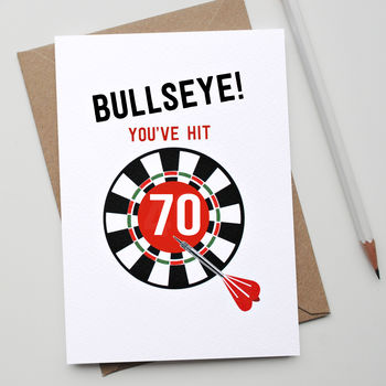 Bullseye Age Milestone Card, 5 of 8