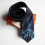 Rugby Stripes Wool Tie, thumbnail 3 of 5