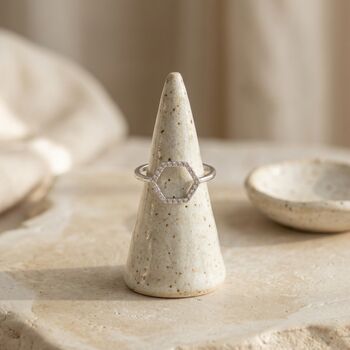 Hexagon Ring Silver, 5 of 8