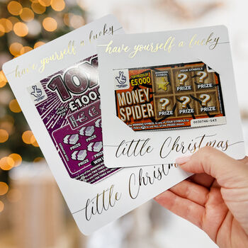 Christmas Scratch Card Holders Small And Large, 2 of 9