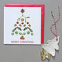 Christmas Cards With Christmas Tree Illustration, thumbnail 1 of 3