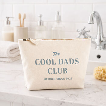 Cool Dad Wash Bag 100% Cotton, 8 of 12
