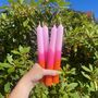Set Of Four Dip Dyes Candles, thumbnail 4 of 8