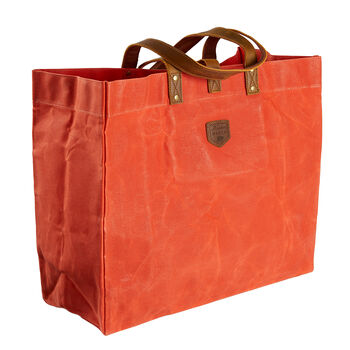 Waxed Canvas Tote Bag, 7 of 10