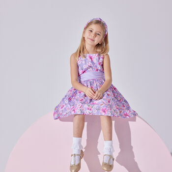 Lilly Flower Dress With Hairband Accessory, 5 of 7