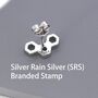 Sterling Silver Tiny Honeycomb Stud Earrings, thumbnail 2 of 11