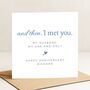 Romantic Anniversary Card Personalised For Husband, thumbnail 2 of 8