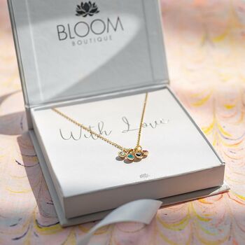 Family Micro Birthstone Personalised Necklace, 5 of 10