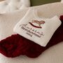 Personalised First Christmas Baby Jumper Rocking Horse, thumbnail 3 of 4