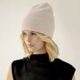 Merino Wool Beanie Polar Pink, thumbnail 1 of 5