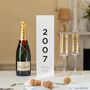 Personalised White Birthday Bottle Box, thumbnail 2 of 12