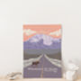 Wrangell St Elias National Park Travel Poster Art Print, thumbnail 2 of 8