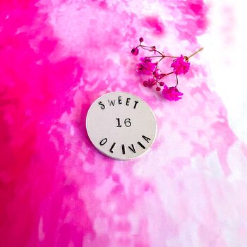 Sweet 16 Birthday Pocket Token Keepsake, 3 of 7