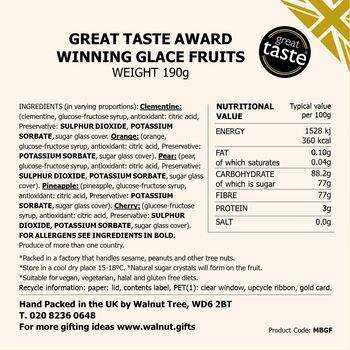 Award Winning Glacé Fruit Gift Box, 5 of 8