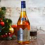 Christmas Personalised Brandy With Pewter Label, thumbnail 1 of 6