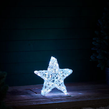 Twinkly Smart LED Outdoor Acrylic Small Christmas Star, 6 of 11